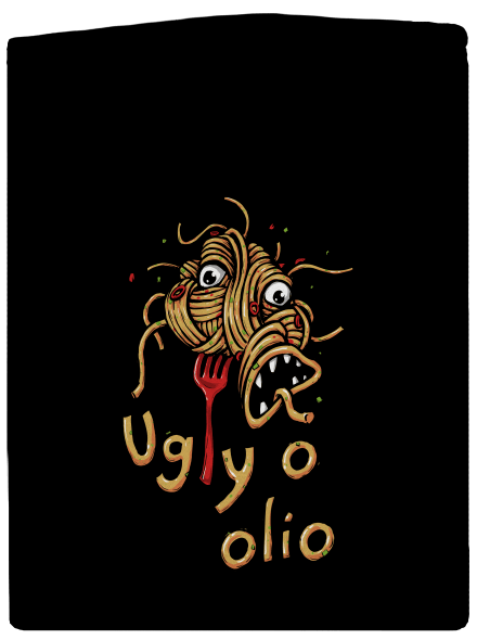 Ugly o olio cipzáras női pulóver Black