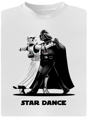 Star dance férfi sportpóló White