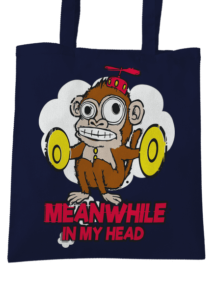 Monkey in my head táska French Navy
