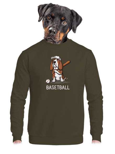 Basetball unisex crewneck Urban Khaki