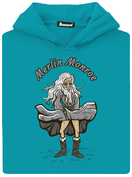 Merlin Monroe	 gyerek kenguruzsebes pulóver Hawaiian Blue