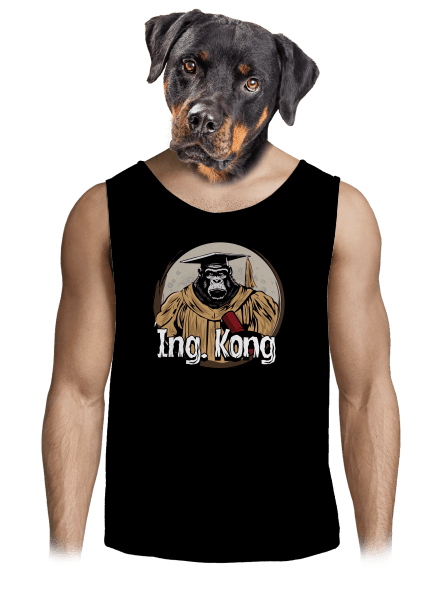 Ing. Kong férfi trikó Black