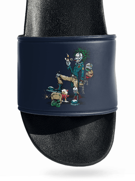 Evil clown papucs Navy