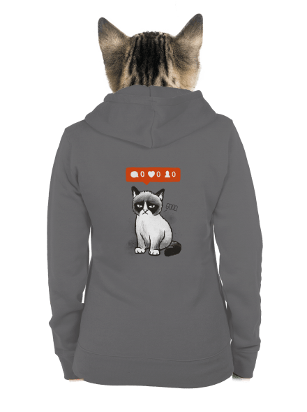 Grumpy cipzáras női pulóver Steel Gray