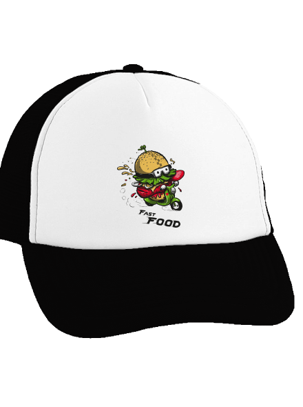 Fast Food teherautós sapka Black cap