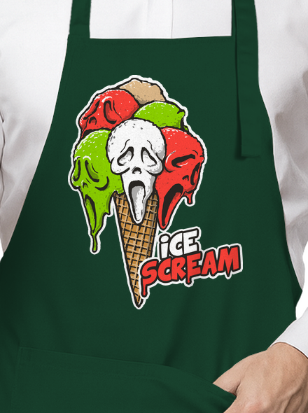 Ice Scream kötény Bottle Green