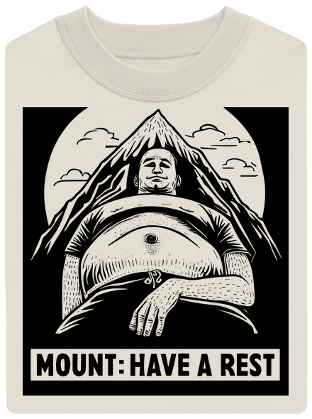Mount have a rest unisex crewneck Off White
