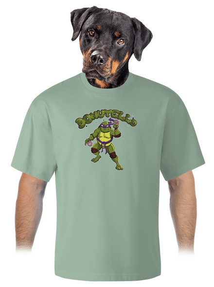 Donutello unisex túlméretezett póló Sage