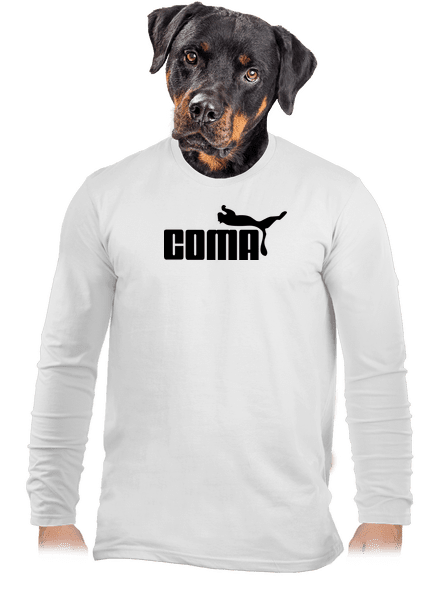 Coma férfi hosszú ujjú póló White