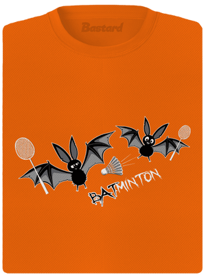 Batminton női sportpóló Neon Orange