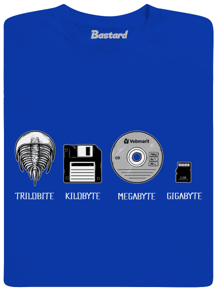 Trilobite férfi hosszú ujjú póló Royal Blue