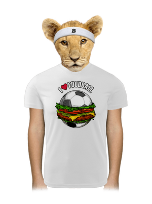 Foodball gyerek sport póló White