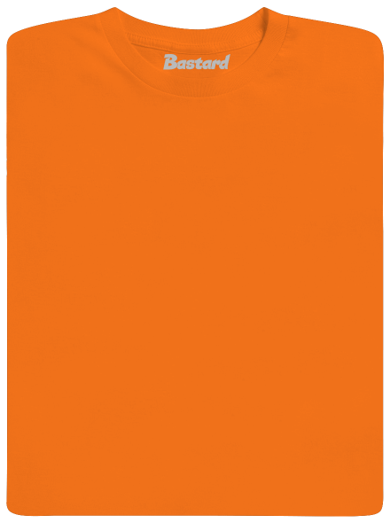 Nyomtatás nélkül férfi póló Orange