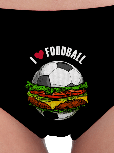 Foodball női bugyik Black