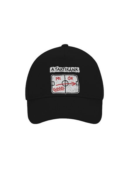 A taktikánk baseballsapka Black