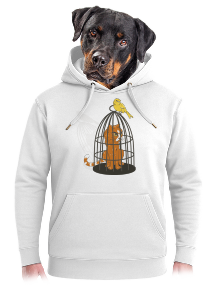 Madár bosszúja unisex prémium pulóver Snowwhite