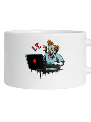 I.T. Clown macaron bögre White