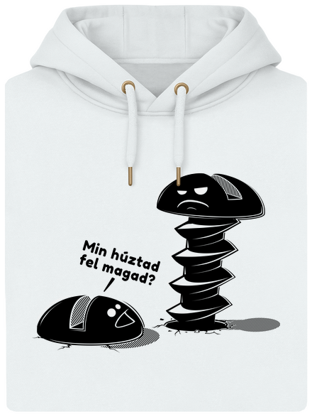 Felhúzva unisex prémium pulóver Snowwhite