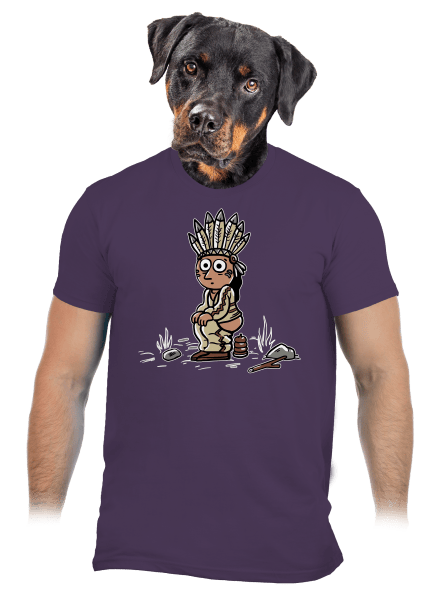 Indián férfi póló Urban Purple