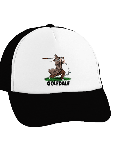 Golfdalf teherautós sapka Black cap