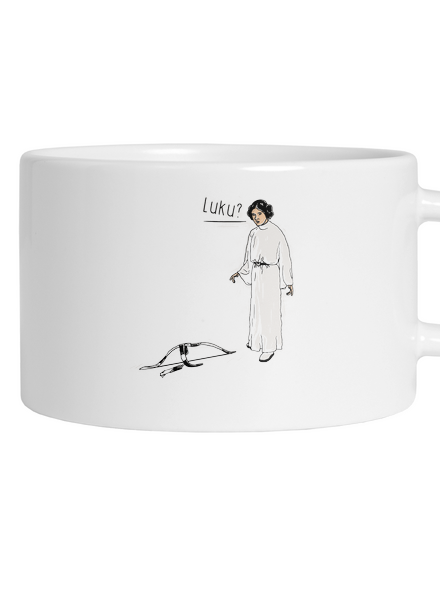Luke és Leia macaron bögre White