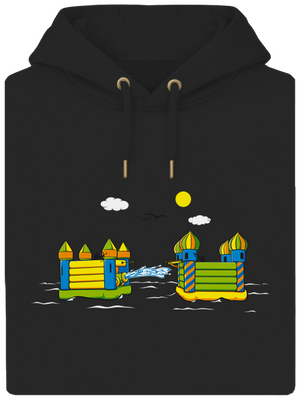 Castle Conquest  unisex prémium pulóver Dark Black