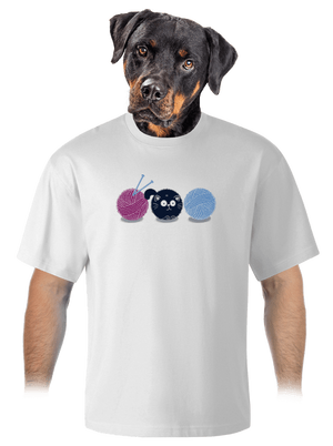 Macska unisex túlméretezett póló White