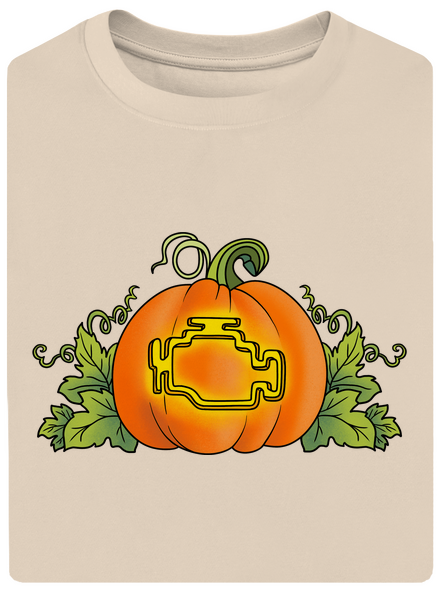 Kísérteties Halloween unisex túlméretezett póló Almond
