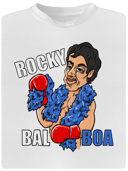 Rocky Bal boa gyerek sport póló White