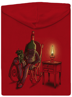 Nagyapa, mondd el cipzáras férfi pulóver Red