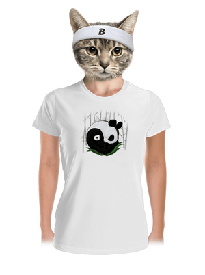 Két alvó panda női sportpóló White