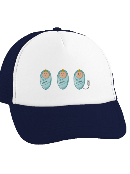 AI baby teherautós sapka French Navy cap