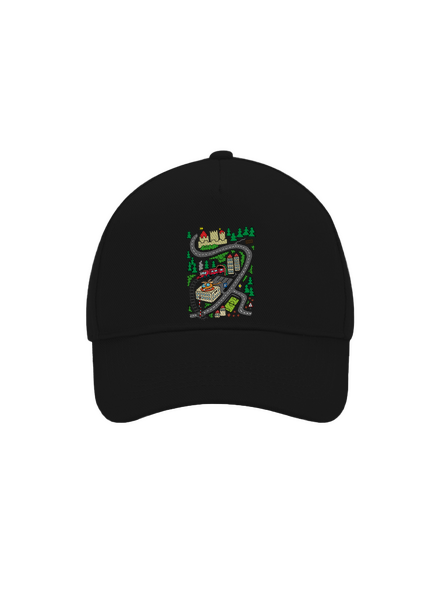 Úton baseballsapka Black
