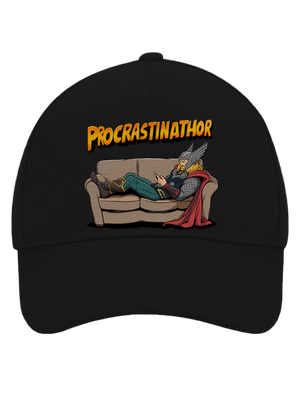 Procrastinathor baseballsapka Black