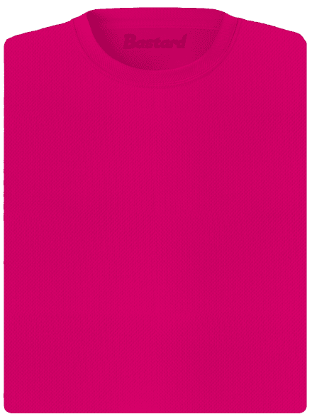 Nyomtatás nélkül női sportpóló Neon Pink