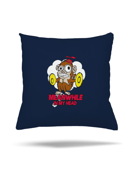 Monkey in my head párna Dark Navy