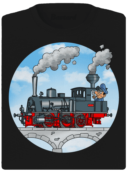 Kéményfüst női sportpóló Black