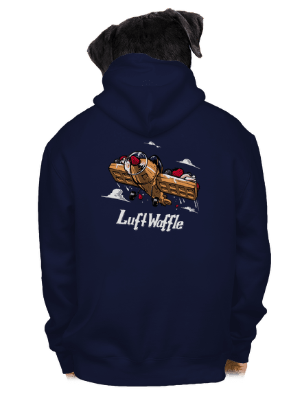 Luftwaffle cipzáras férfi pulóver Navy