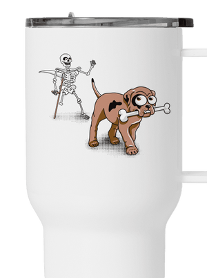 Csontváz termosz bögre White