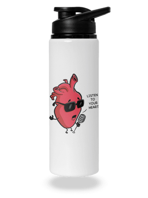 Listen to your heart kulacs White