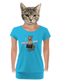 női póló elasztikus alsó szegéllyel