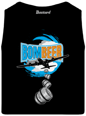 BomBeer férfi trikó Black