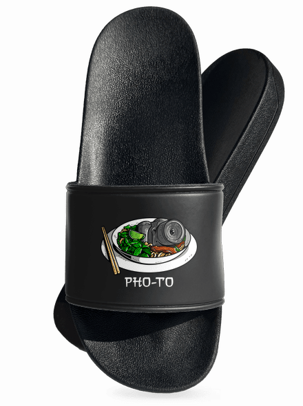 Pho-to papucs Black