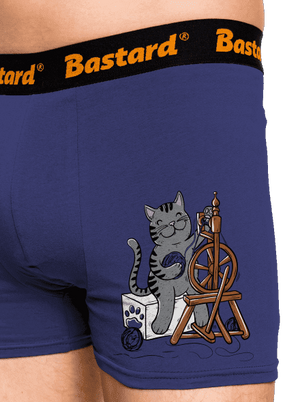 Dorombol a macska boxeralsó Blue Navy