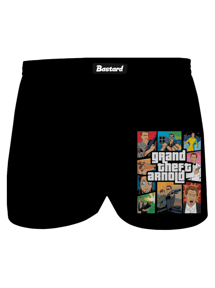 Grand Theft Arnold férfi alsó nadrág Black