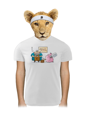 Hentes és disznó gyerek sport póló White