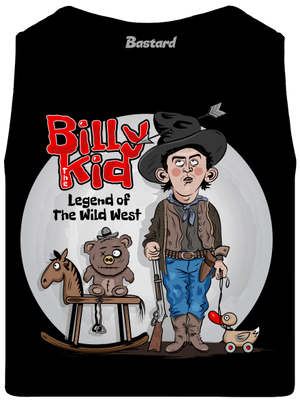 Billy The Kid férfi trikó Black