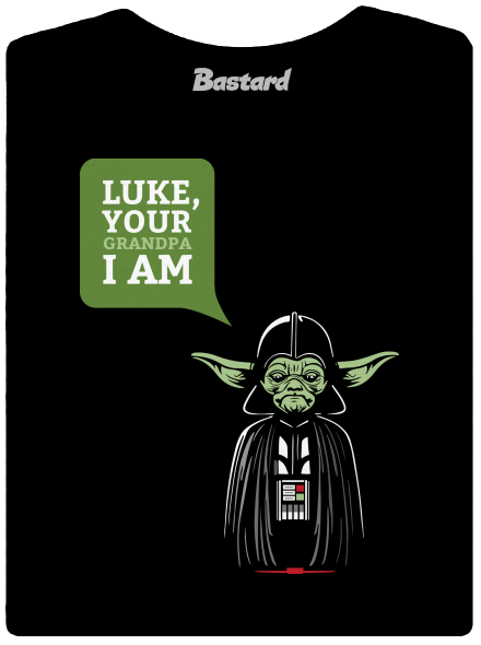 Mr. Yoda: Your grandpa I am prémium női póló Black