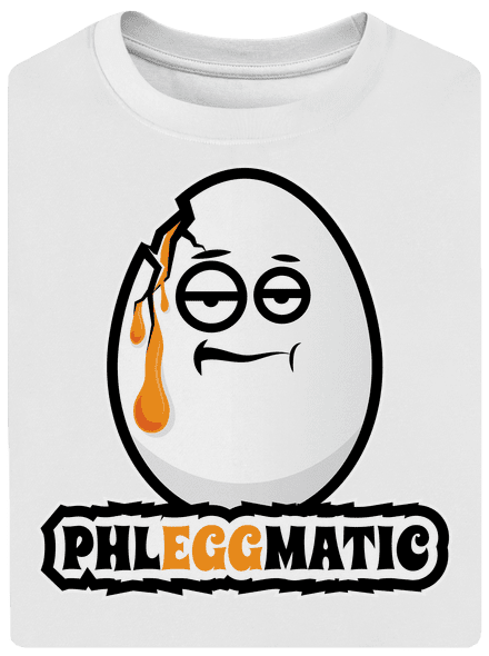 Phleggmatic unisex túlméretezett póló White