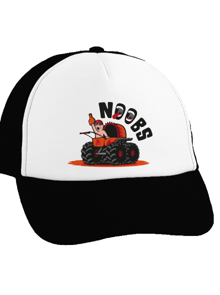 Monster stroller teherautós sapka Black cap